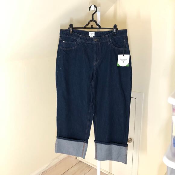 Kate Spade X Target NWT High Rise Straight Leg Wide Cuff Size 16 - Picture 5 of 13